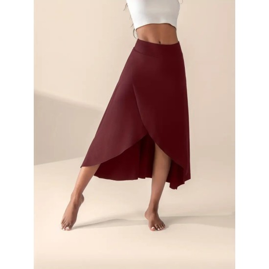 K72161-BORDO Burgundy SKIRT