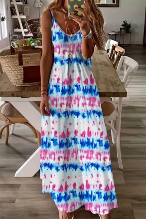 "K72165 - DESENLI" Patterned DRESS