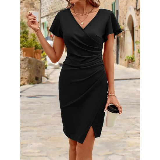 K72244-SIYAH BLACK DRESS