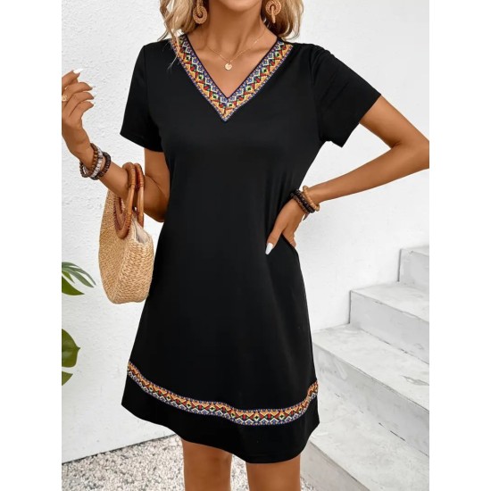 K72248-SIYAH BLACK DRESS
