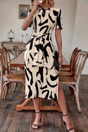 K72252-SIYAH BLACK DRESS