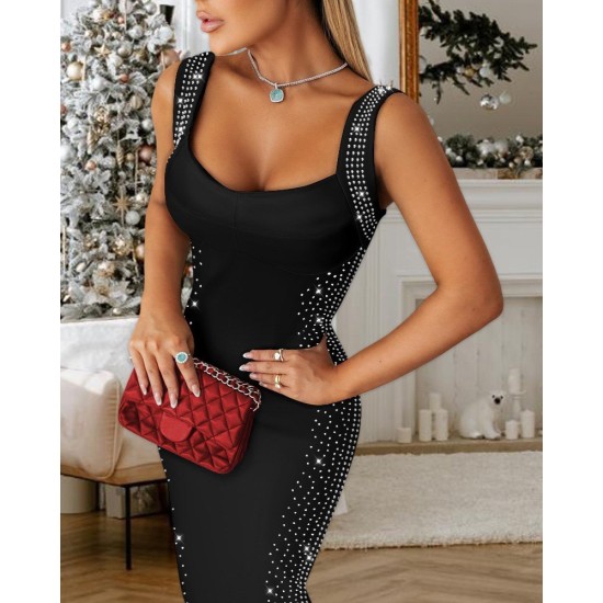 K72259-SIYAH BLACK DRESS