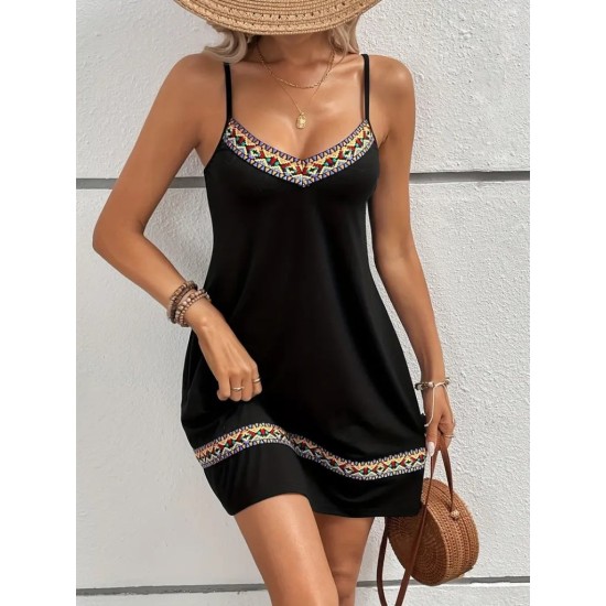 K72266-SIYAH BLACK DRESS