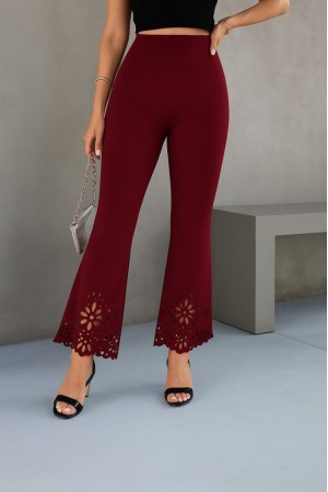 K72276-BORDO Burgundy TROUSERS