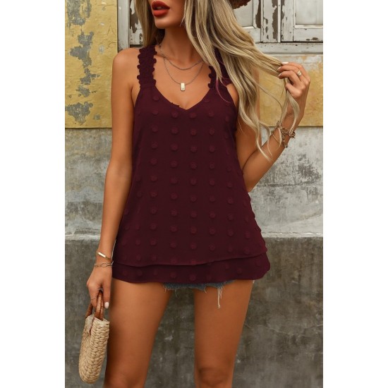 K72285-BORDO Burgundy BLOUSE