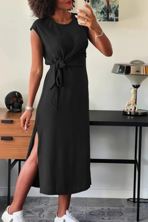K72294-SIYAH BLACK DRESS