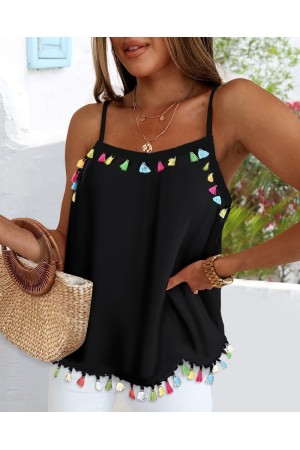 K72303-SIYAH BLACK BLOUSE