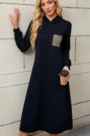 K72317-SIYAH BLACK DRESS