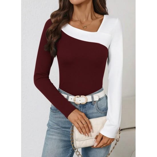 K72349-BORDO BORDO BLUZ