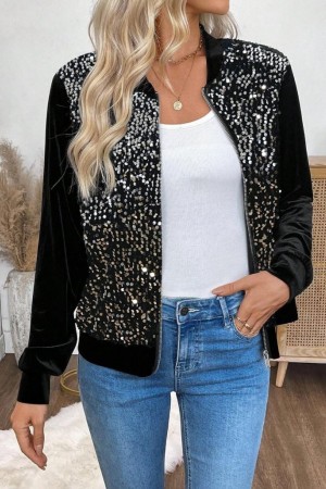 K72362-SIYAH SİYAH CEKET