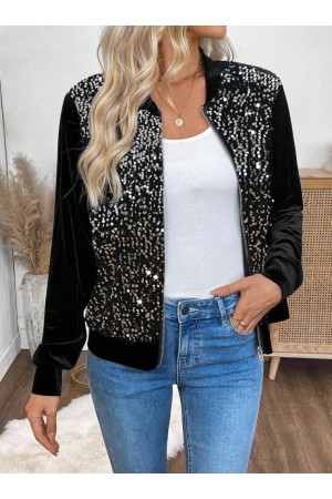 K72362-SIYAH SİYAH CEKET