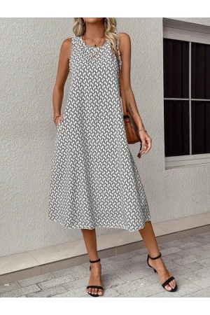 K76053 - BEYAZ BEYAZ ELBİSE