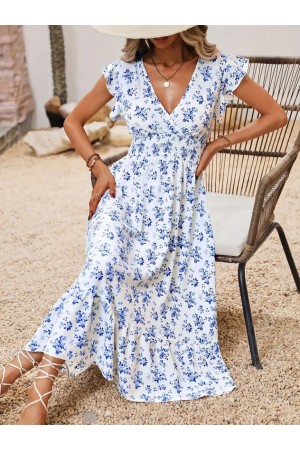 K76151-BEYAZ BEYAZ ELBİSE