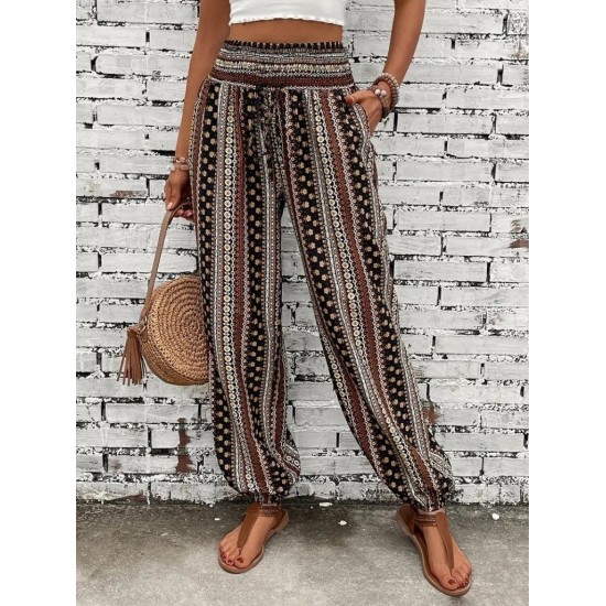 K76154-DESENLI DESENLİ PANTOLON