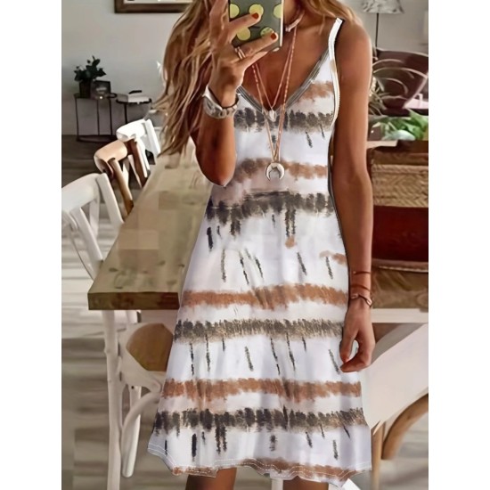 K76159-KAHVE COFFEE DRESS