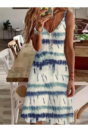 K76159-MAVI MAVİ ELBİSE