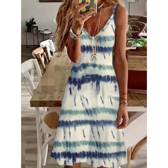 K76159-MAVI BLUE DRESS