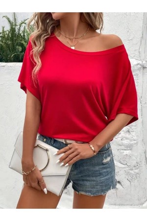 K76164-KIRMIZI KIRMIZI BLUZ