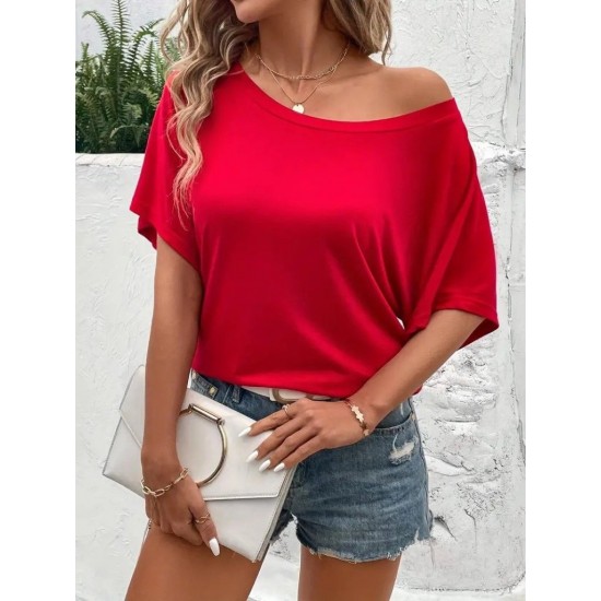 K76164-KIRMIZI RED BLOUSE