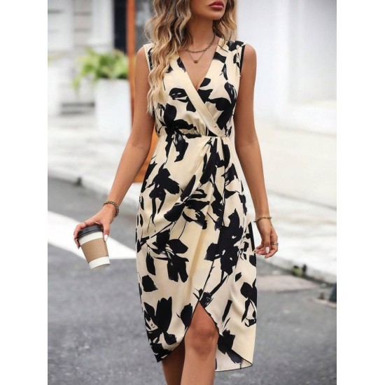 K76180-DESENLI Patterned DRESS