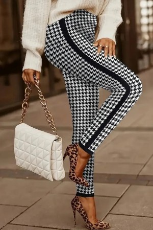 K76197-KAZAYAGI DESENLİ PANTOLON