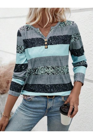 K76209-MAVI MAVİ BLUZ