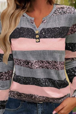 K76209-PEMBE PEMBE BLUZ