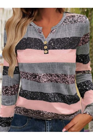 K76209-PEMBE PEMBE BLUZ