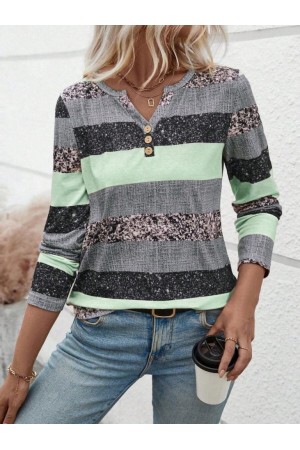 K76209-YESIL YEŞİL BLUZ