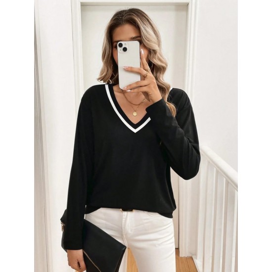 K76220-SIYAH SİYAH BLUZ