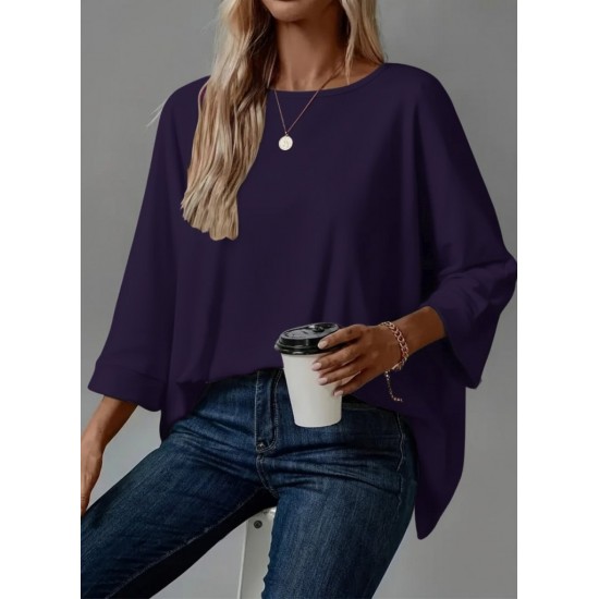 K76226-MOR PURPLE BLOUSE