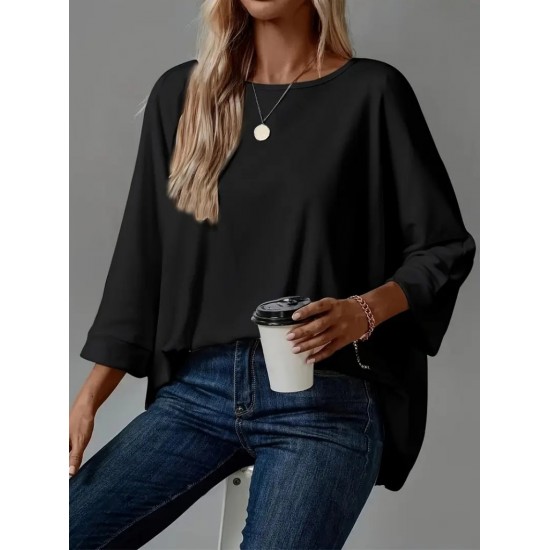 K76226-SIYAH BLACK BLOUSE