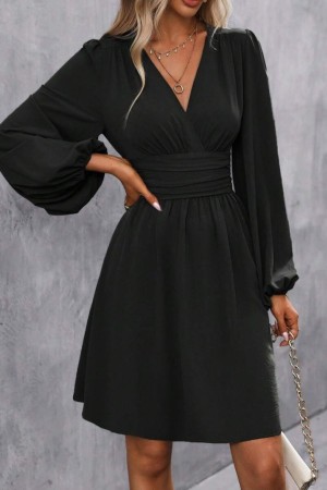 K76229-SIYAH BLACK DRESS