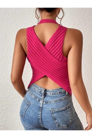 K77016-PEMBE PEMBE BLUZ