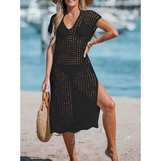 K77023 - SIYAH SİYAH ELBİSE