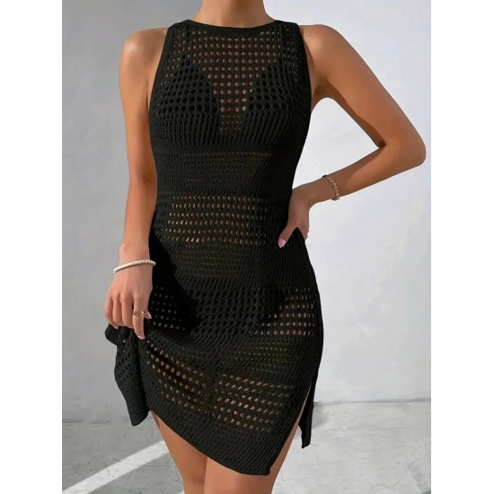 K77033 - SIYAH SİYAH ELBİSE