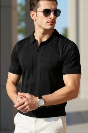 K77067-SIYAH SİYAH BLUZ