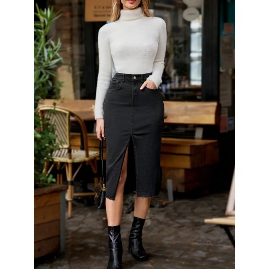 K78014-SIYAH SİYAH ETEK