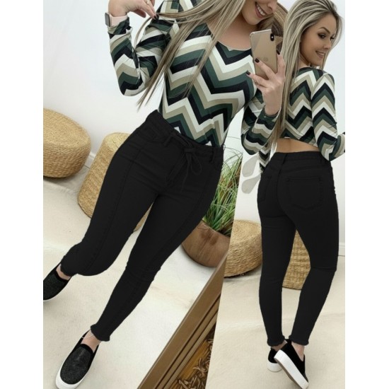 K78021-SIYAH SİYAH PANTOLON