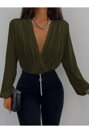 K8000 - HAKI HAKİ BLUZ