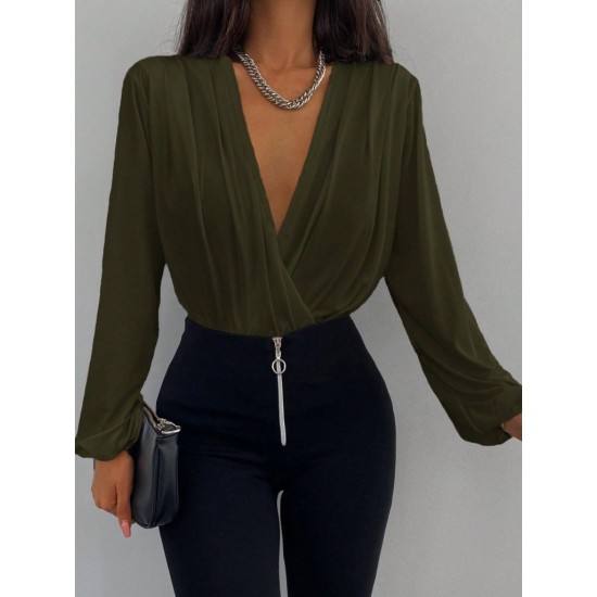 "K8000 - HAKI" KHAKI BLOUSE