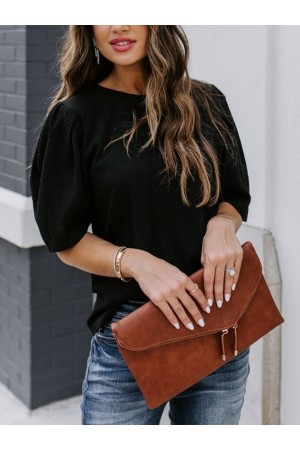 K81013 - SIYAH SİYAH BLUZ