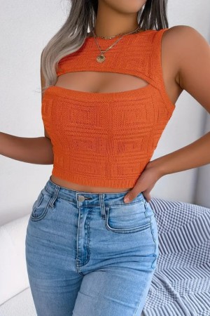 K84002-TURUNCU TURUNCU BLUZ