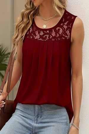 K87115-BORDO BORDO BLUZ