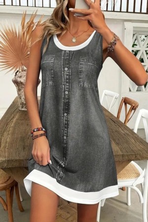 K87130-GRI GRAY DRESS