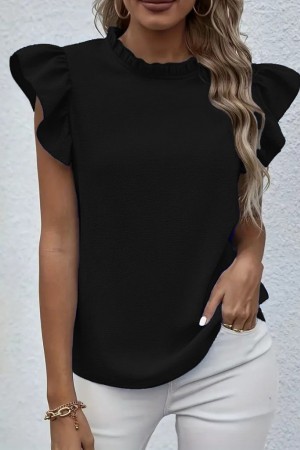 K87132-SIYAH BLACK BLOUSE