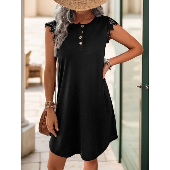 K89019-SIYAH BLACK DRESS