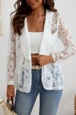 K89036-BEYAZ BEYAZ CEKET