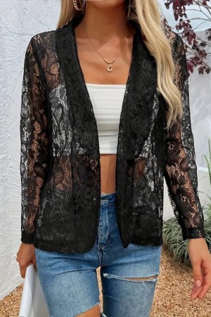 K89036-SIYAH SİYAH CEKET