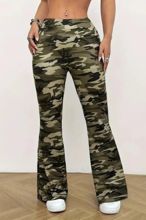 K94017-YESIL KAMUFLAJ PANTOLON